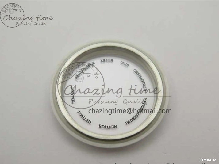 0104 Submariner 40mm White Ceramic 5GF Best Edition Dark Blue Dial on Blue Rubber Strap SA DailyWear 2486